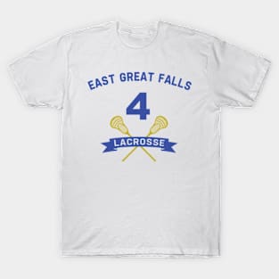 Steve Stiffler 4 East Great Falls Lacrosse T-Shirt